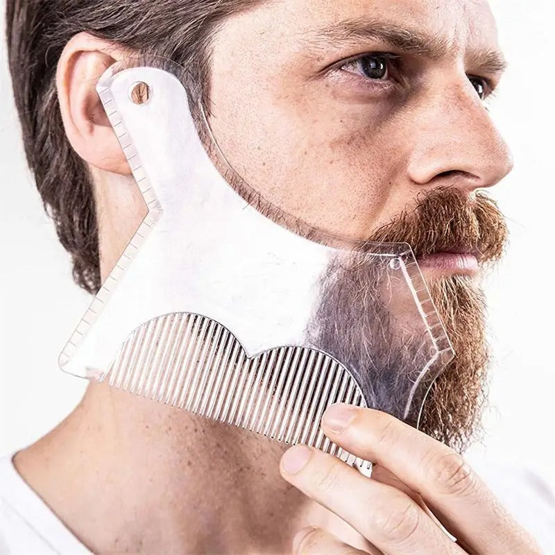 Men’s Beard Shaping Tool Styling Stencil