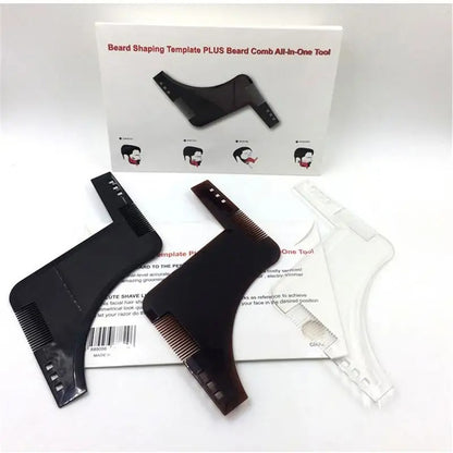 Men’s Beard Shaping Tool Styling Stencil